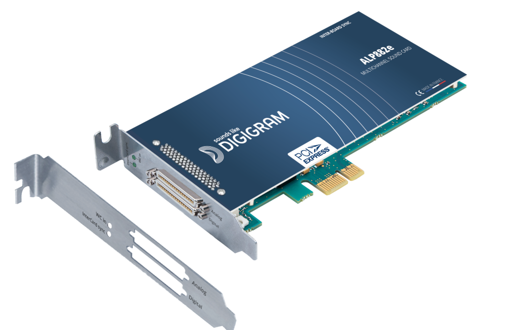 ALP882e -The multi-channel low profile PCIe sound card