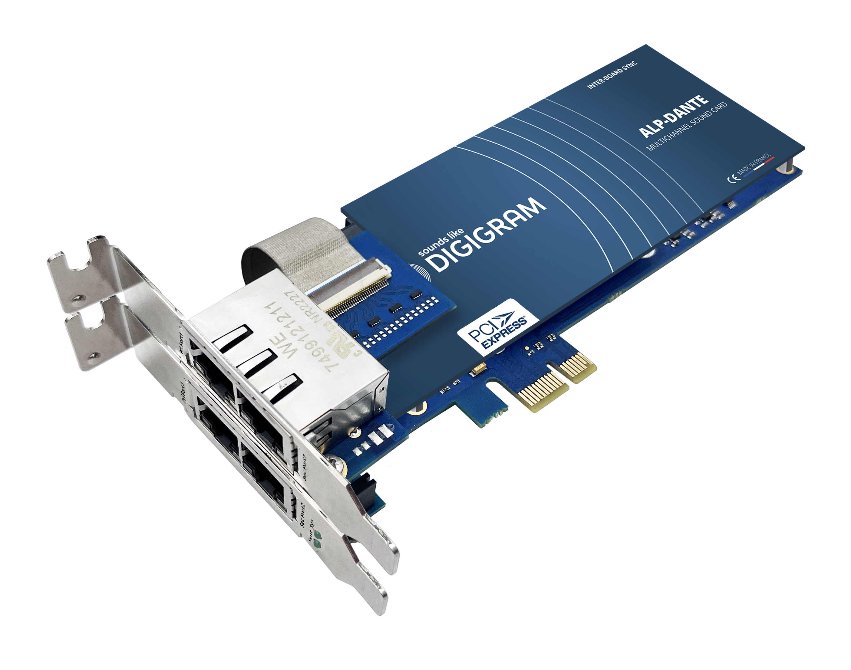 ALP-DANTE PCIe SOUND CARD - Smart and ultra versatile - Digigram