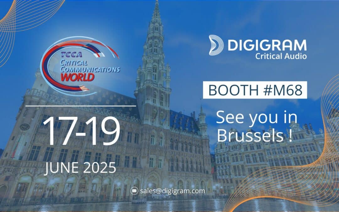 Join Digigram Critical Audio at #CCWorldBrussels2025